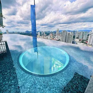  Apartment 1+ 1 Bedroom 4-5pax/klcc/ Bukit Bintang/city View/mrt Malaysia